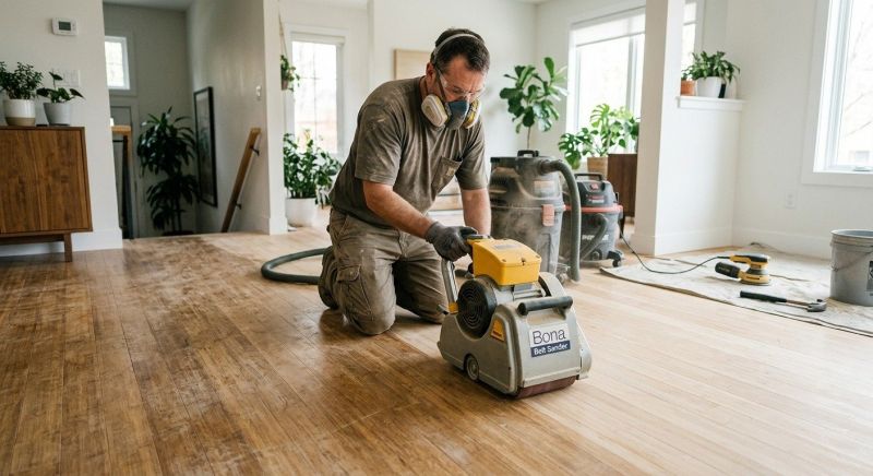 Bamboo Floor Refinishing in Manassas, VA