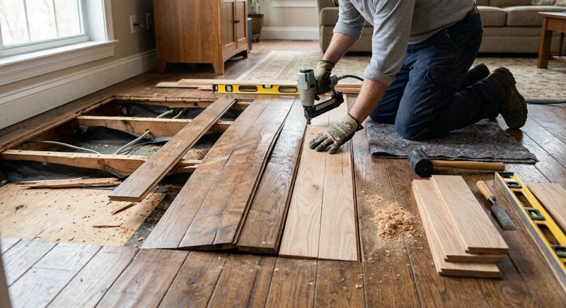 Bowed Floor Repair in Manassas, VA