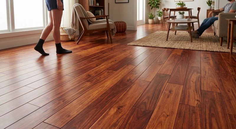 Cherry Floor Installation in Haymarket, VA