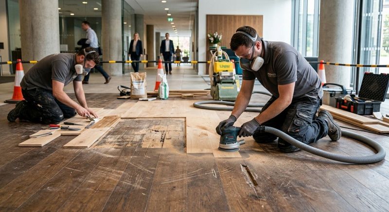 Commercial Wood Floor Repair in Dumfries, VA