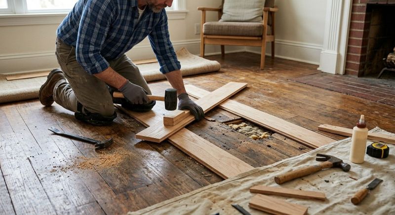 Floor Board Repair in Arlington, VA