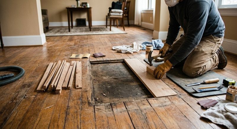 Floor Board Repair in Burke, VA