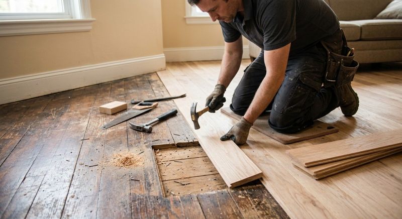 Floor Board Repair in Fairfax County, VA