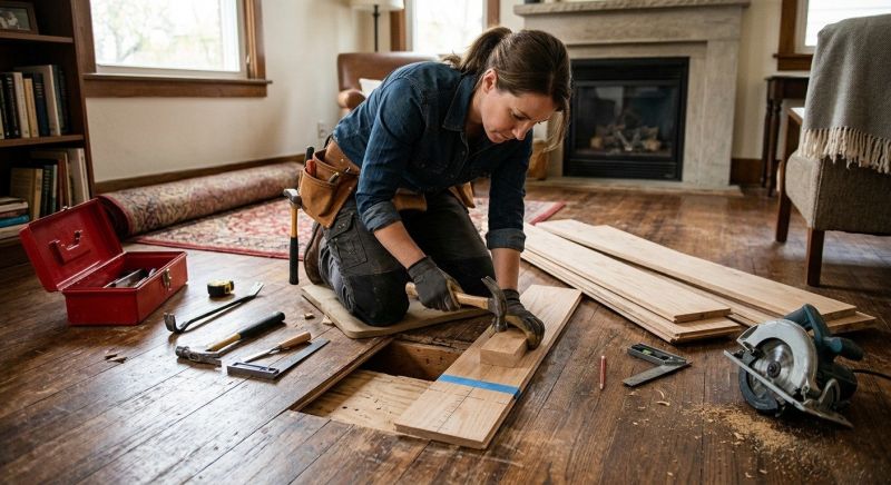 Floor Board Repair in Fairfax County, VA