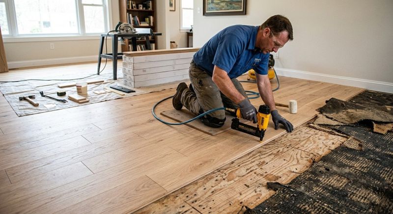 Hardwood Floor Installation in Bristow, VA