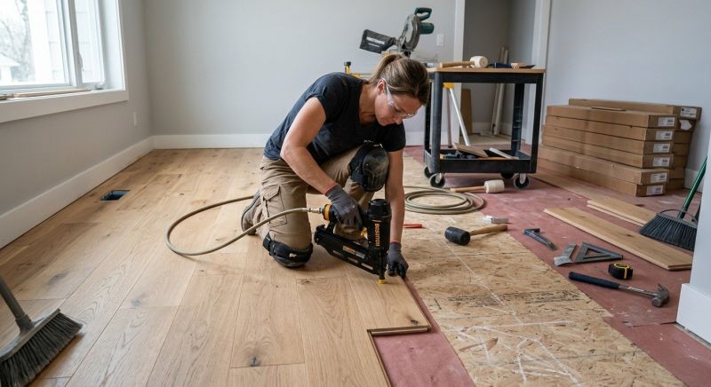 Hardwood Floor Installation in Falls Church, VA
