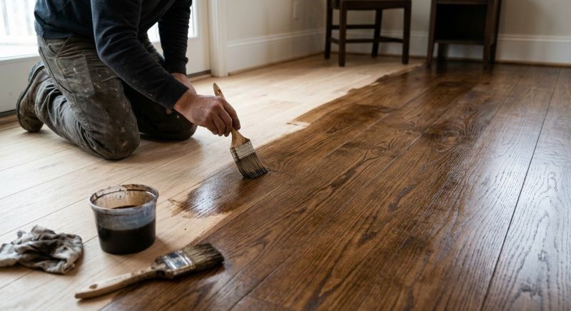 Hardwood Floor Staining in Alexandria, VA
