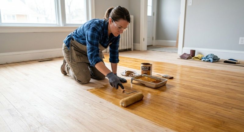 Hardwood Floor Staining in Arlington County, VA