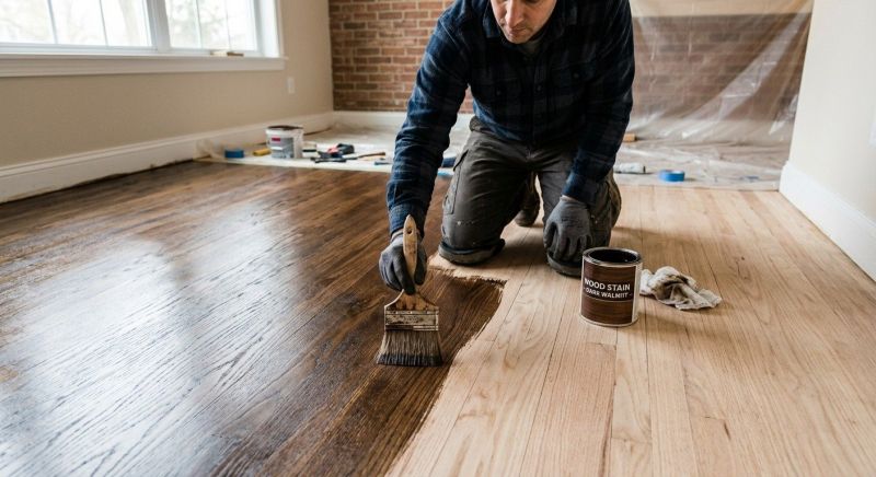 Hardwood Floor Staining in Arlington, VA