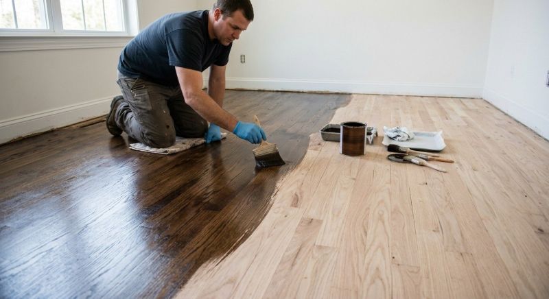 Hardwood Floor Staining in Bethesda, MD