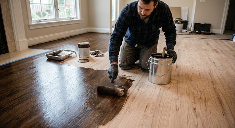 Hardwood Floor Staining in Bryans Road, MD
