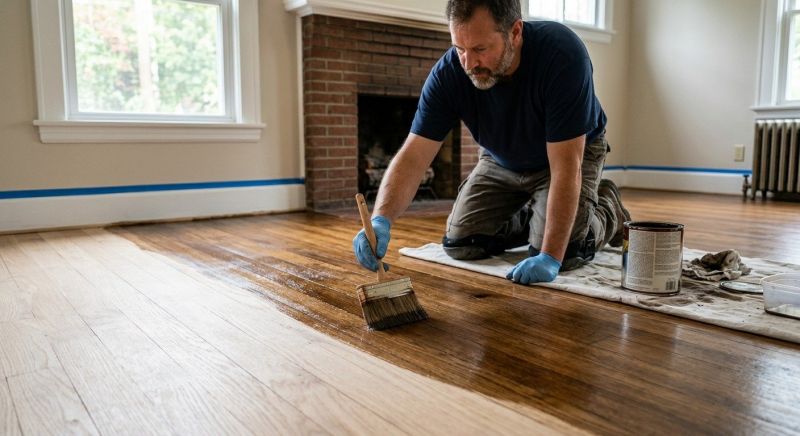 Hardwood Floor Staining in Dumfries, VA
