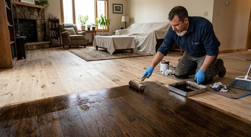 Hardwood Floor Staining in Fauquier County, VA