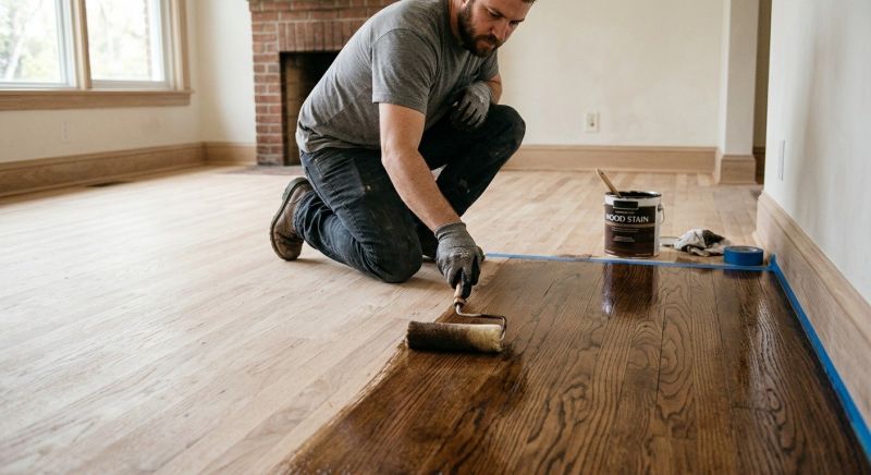 Hardwood Floor Staining in Woodbridge, VA