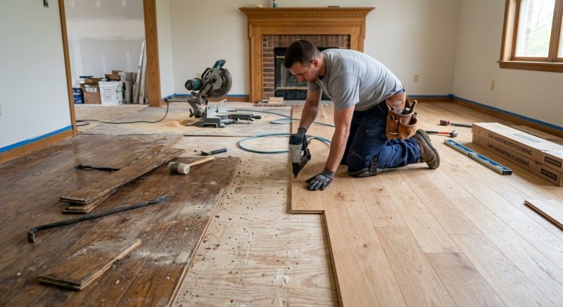 Hardwood Replacement in Haymarket, VA