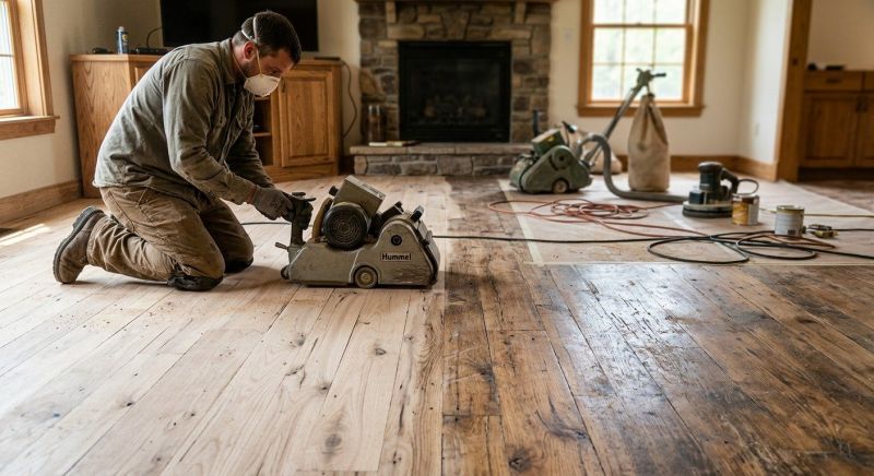 Hickory Floor Refinishing in Manassas, VA