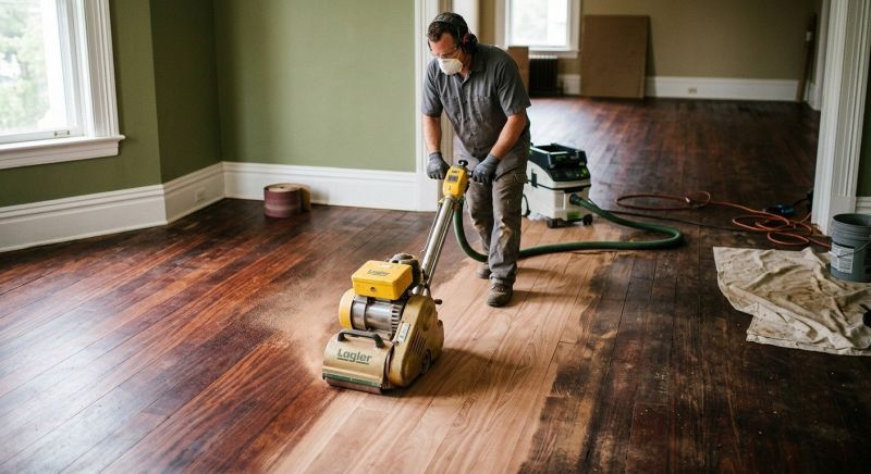 Mahogany Floor Refinishing in Manassas, VA