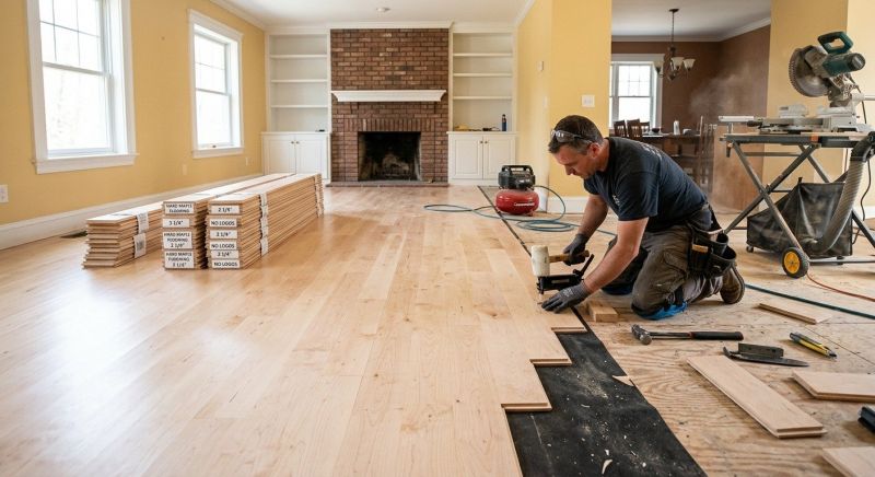 Maple Flooring Installation in Alexandria, VA