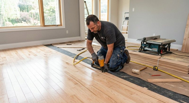 Maple Flooring Installation in Bealeton, VA