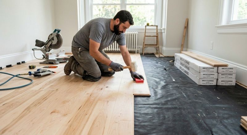 Maple Flooring Installation in Prince William County, VA