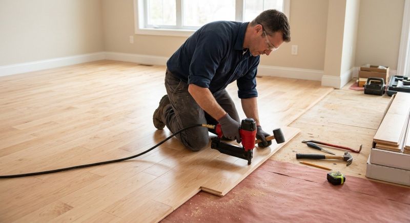 Maple Flooring Installation in Springfield, VA