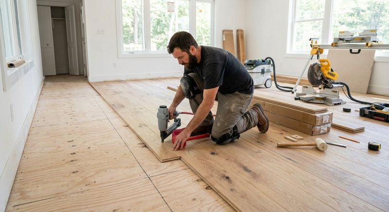 Oak Floor Installation in Alexandria, VA