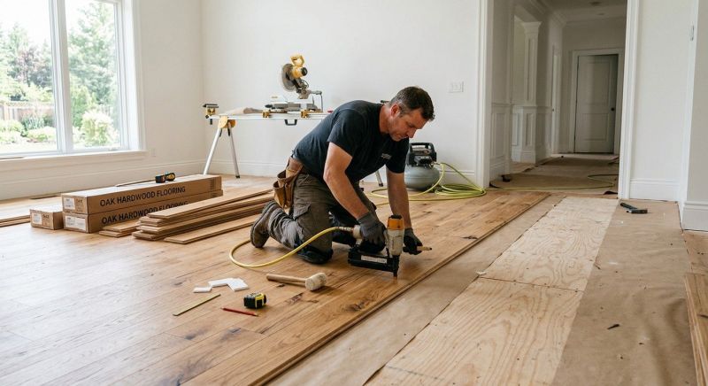 Oak Floor Installation in Fauquier County, VA