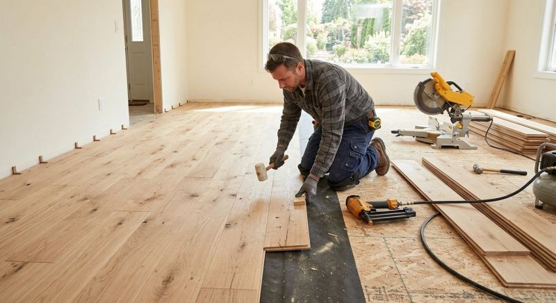 Oak Floor Installation in Remington, VA