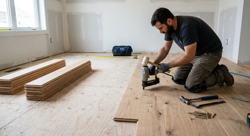 Oak Floor Installation in Warrenton, VA