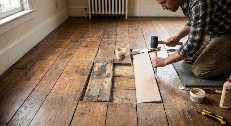 Oak Floor Repair in Manassas, VA