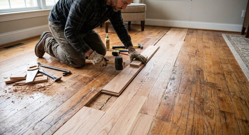 Oak Floor Repair in Manassas, VA