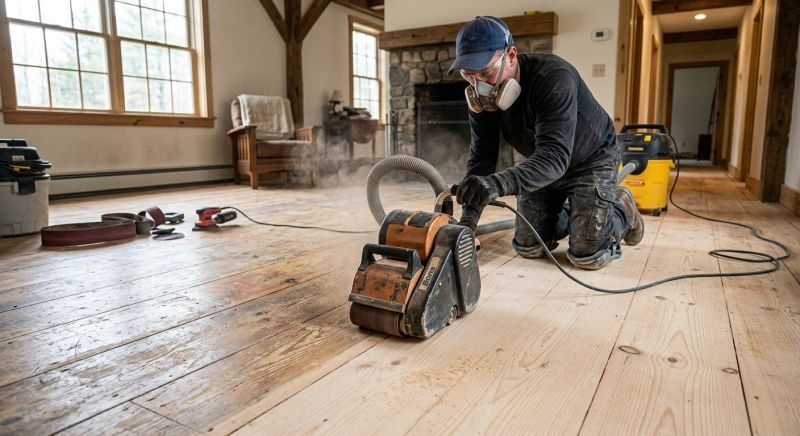 Pine Floor Refinishing in Manassas, VA