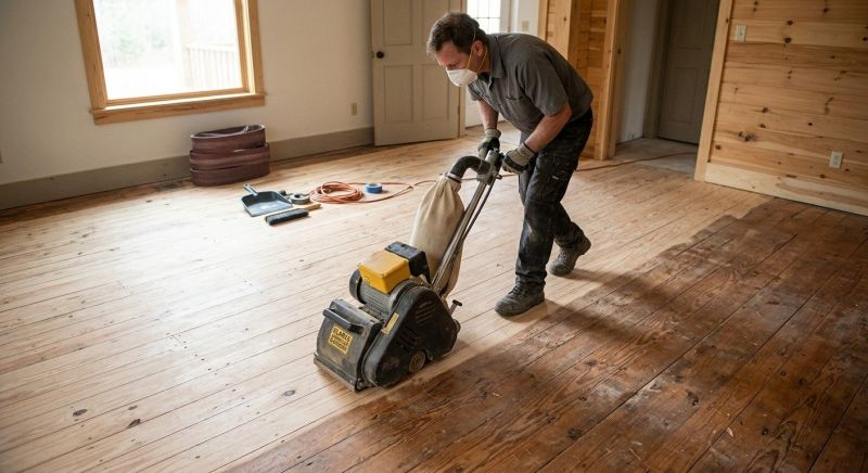 Pine Floor Refinishing in Manassas, VA