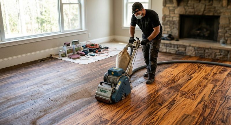Tiger Wood Floor Refinishing in Manassas, VA