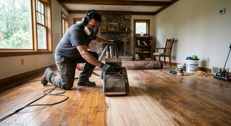 Wood Floor Refinishing in Clifton, VA