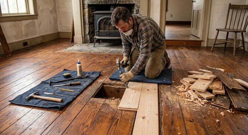 Wood Floor Repair in Cabin John, MD