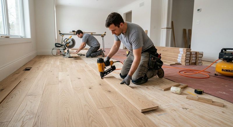 Wood Floor Replacement in Alexandria, VA