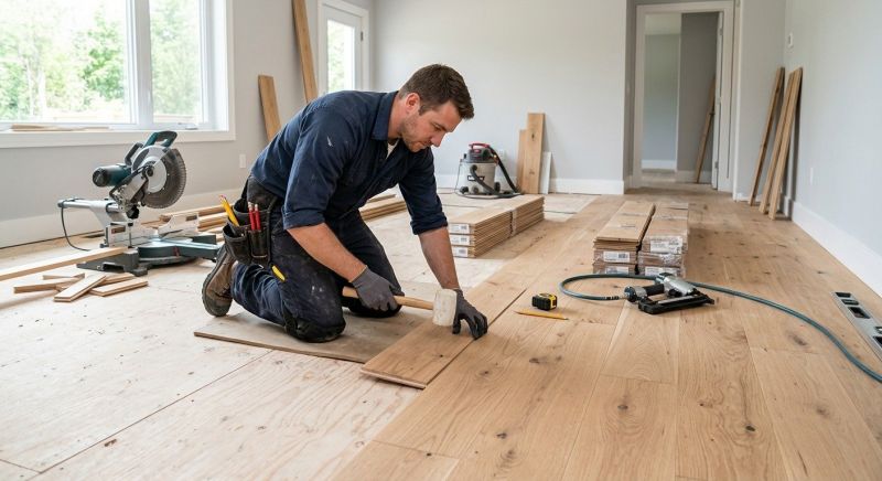 Wood Floor Replacement in Bethesda, MD