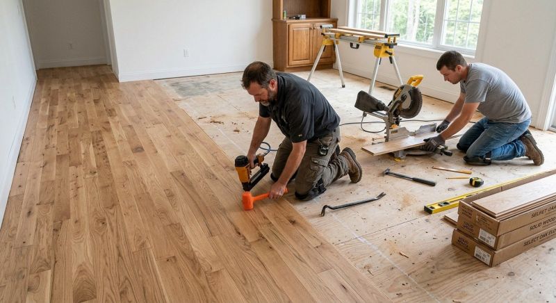 Wood Floor Replacement in Falls Church, VA