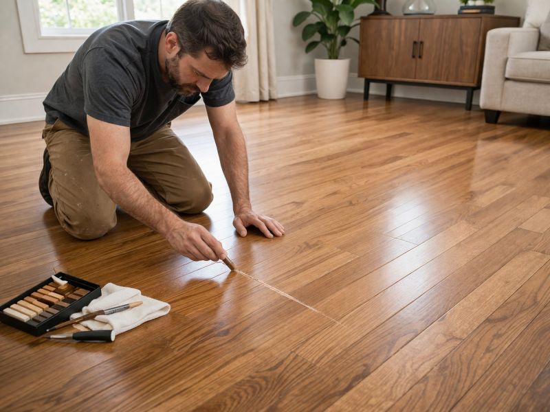 Wood Floor Scratch Repair in Mc Lean, VA
