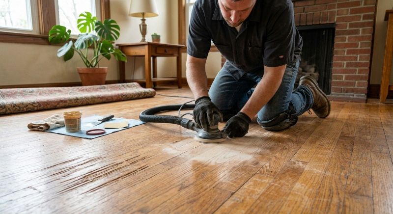 Wood Floor Scratch Repair in Mc Lean, VA