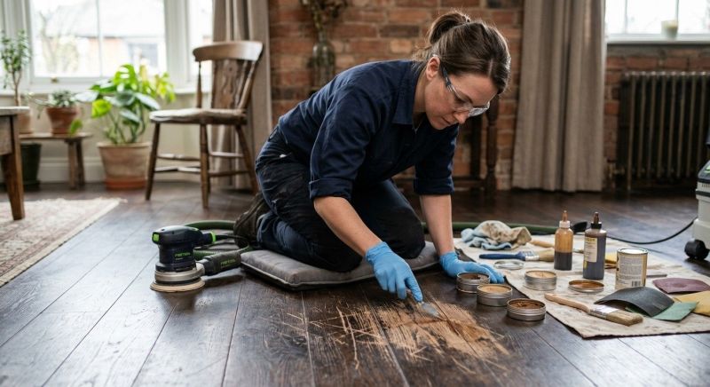 Wood Floor Scratch Repair in Potomac, MD