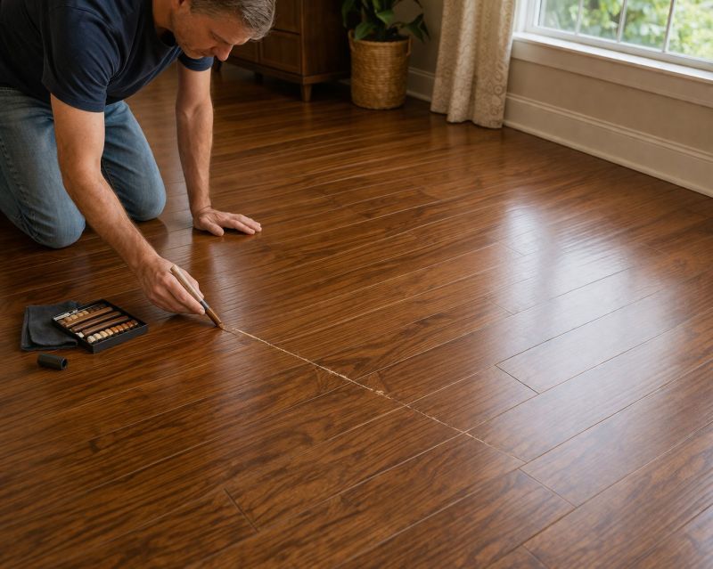 Wood Floor Scratch Repair in Woodbridge, VA